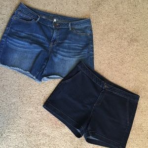 Jennifer Lopez shorts, lot of 2